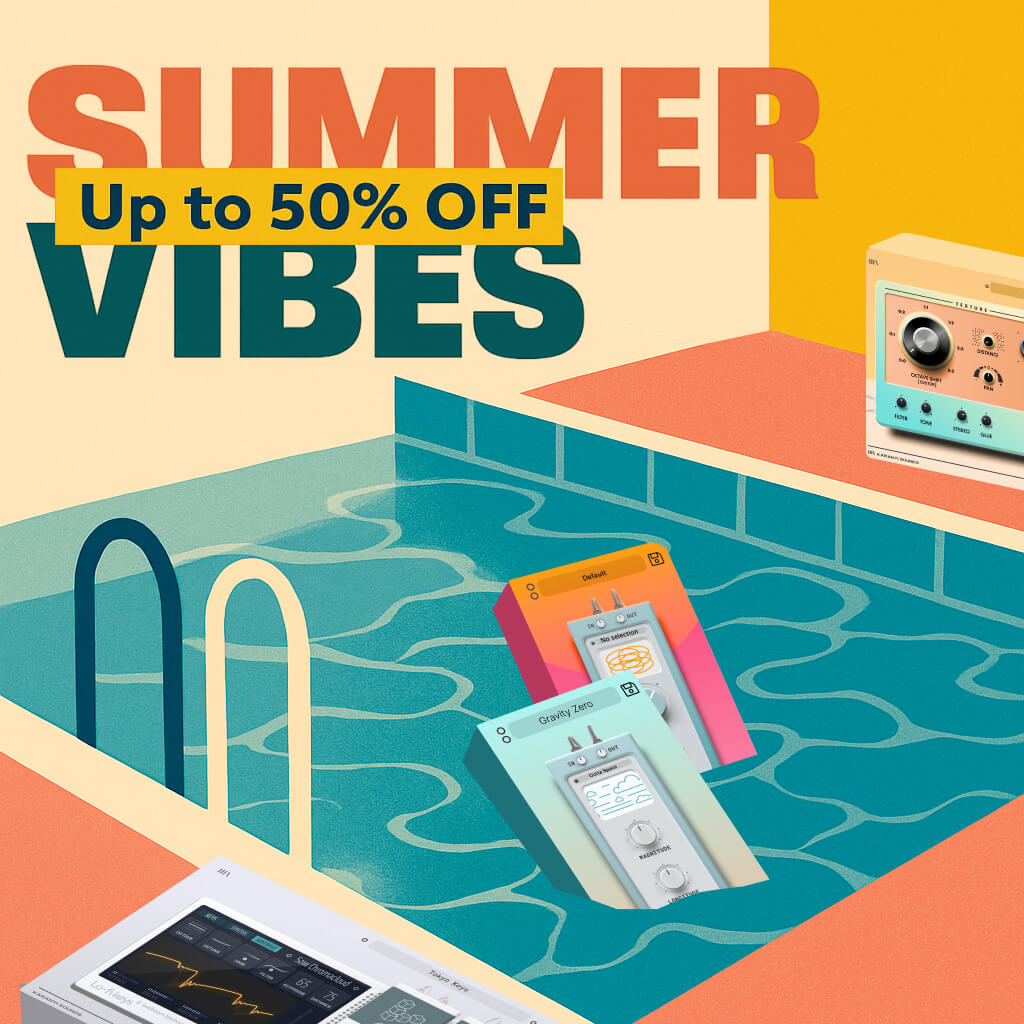 Summer Vibes - Promotes our offers up to 50% off.