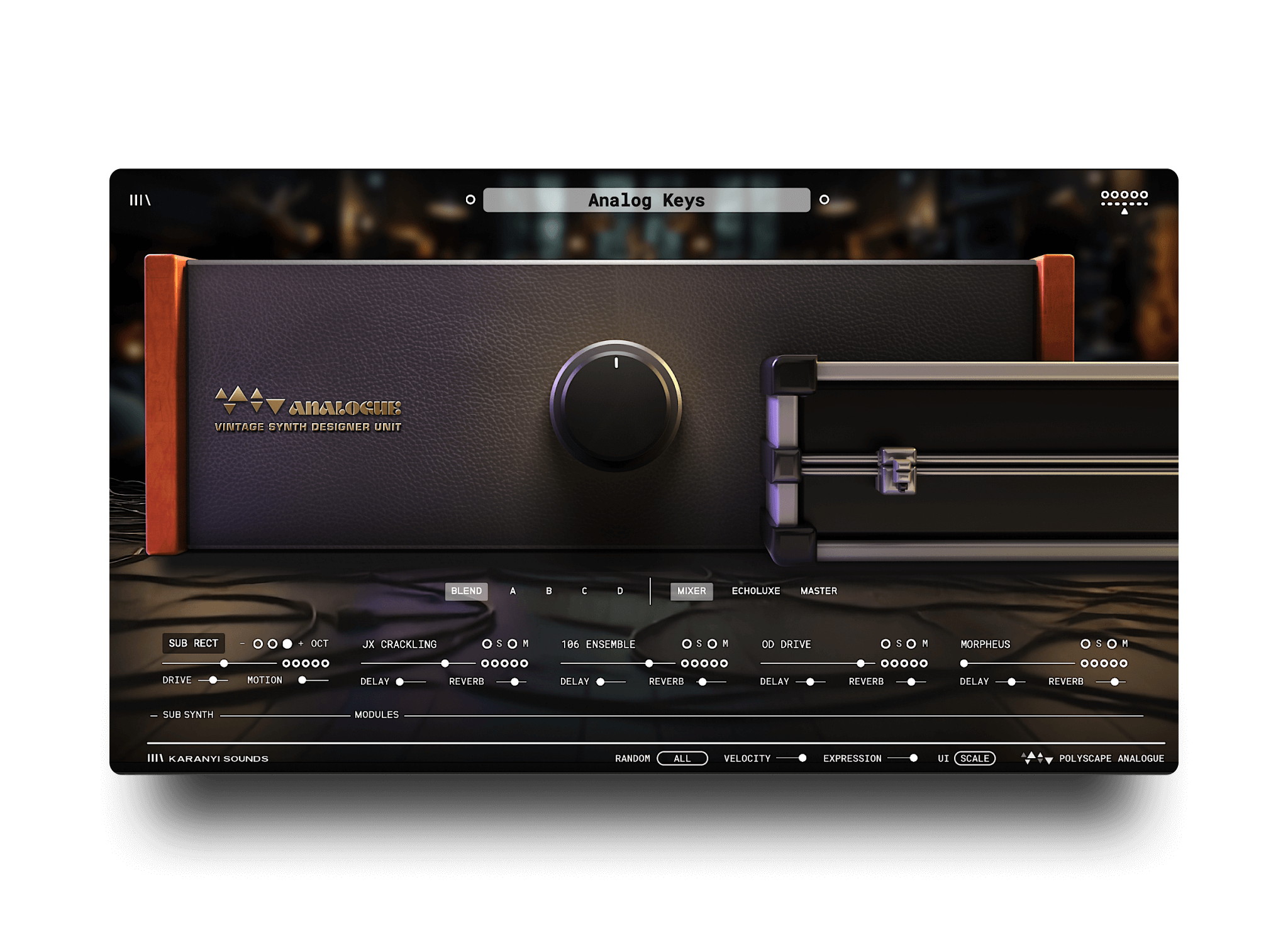 Polyscape Analog – Vintage Synth Instrument | Karanyi Sounds