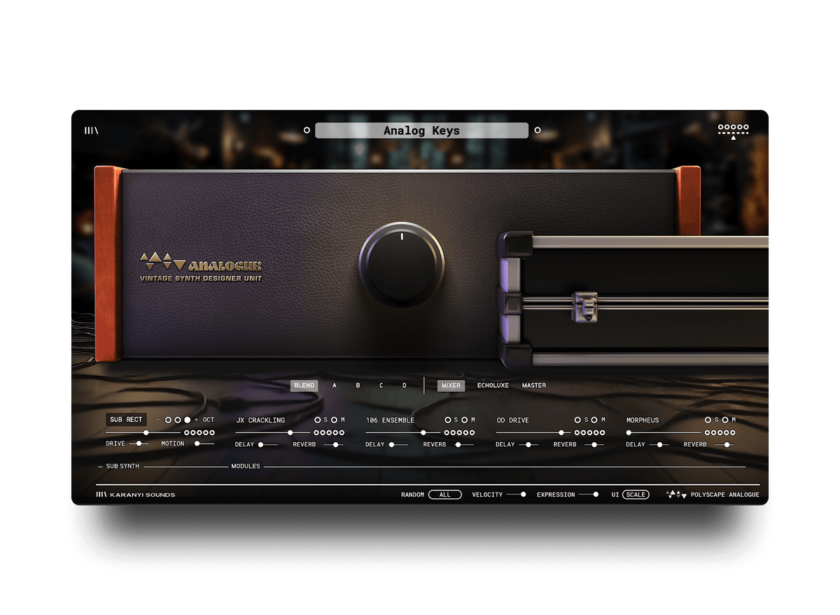 Polyscape Analog – Vintage Synth Instrument | Karanyi Sounds
