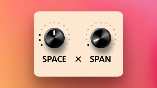 Space and Span reverb controls