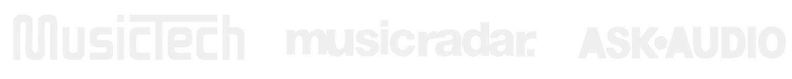 MusicTech, MusicRadar and Ask.Audio logos