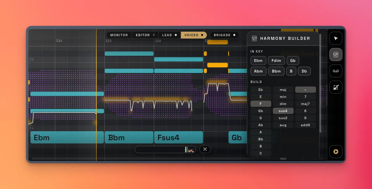 Harmony Builder in Voicemax