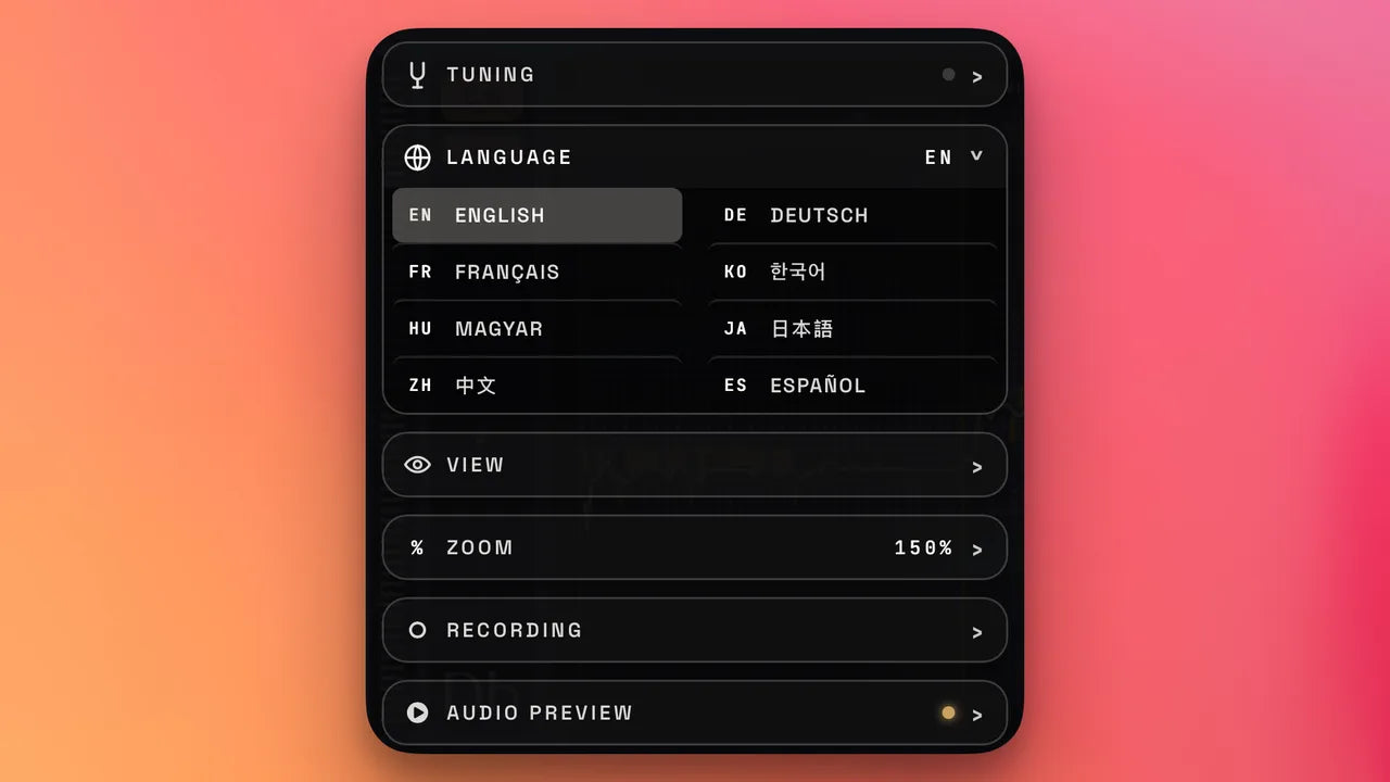 8 languages in Voicemax